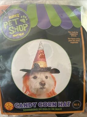 Rubie's Pet Shop Boutique Candy Corn Hat - Orange, Yellow, Black